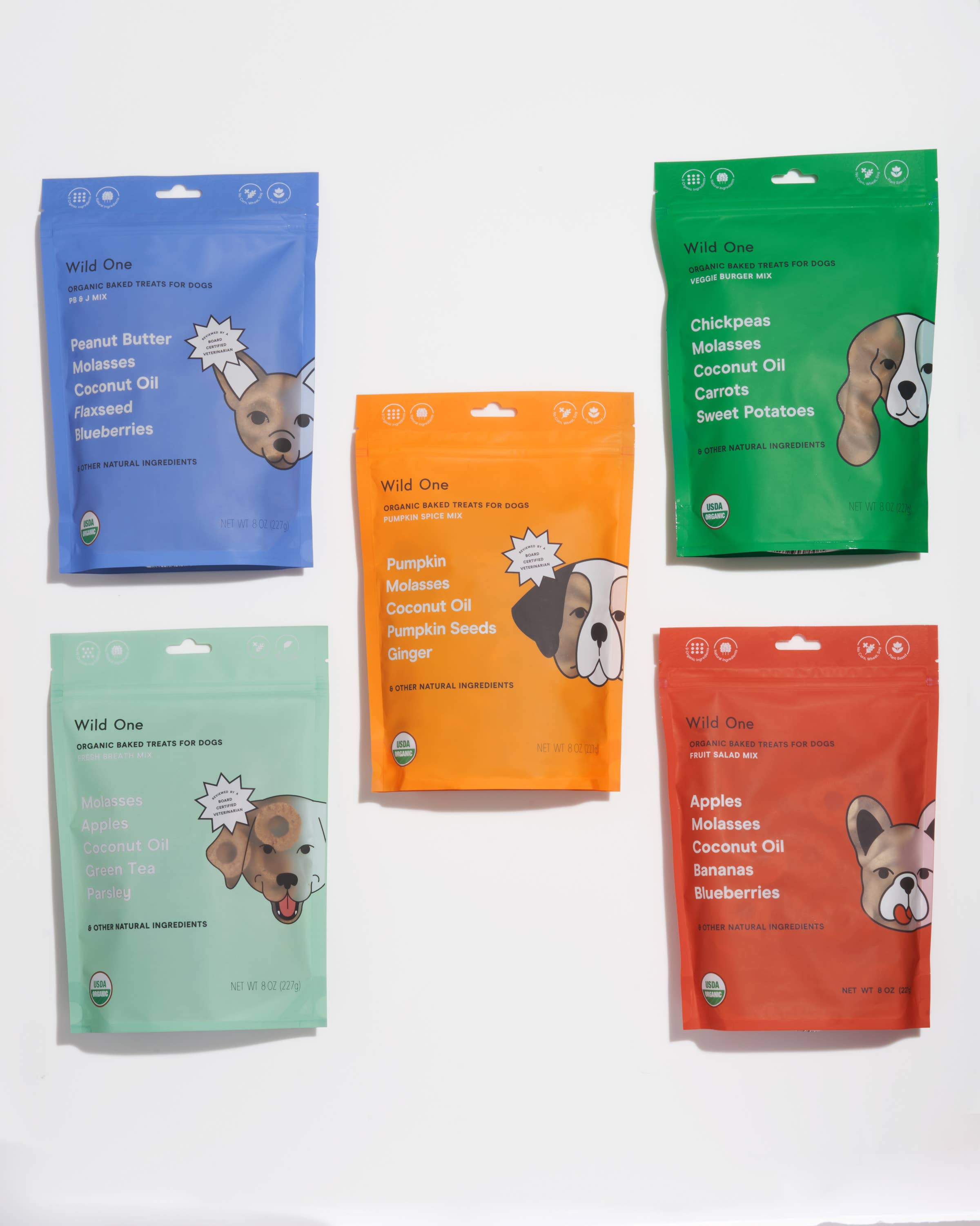 Organic Pumpkin Spice Vegan Baked Dog Treats