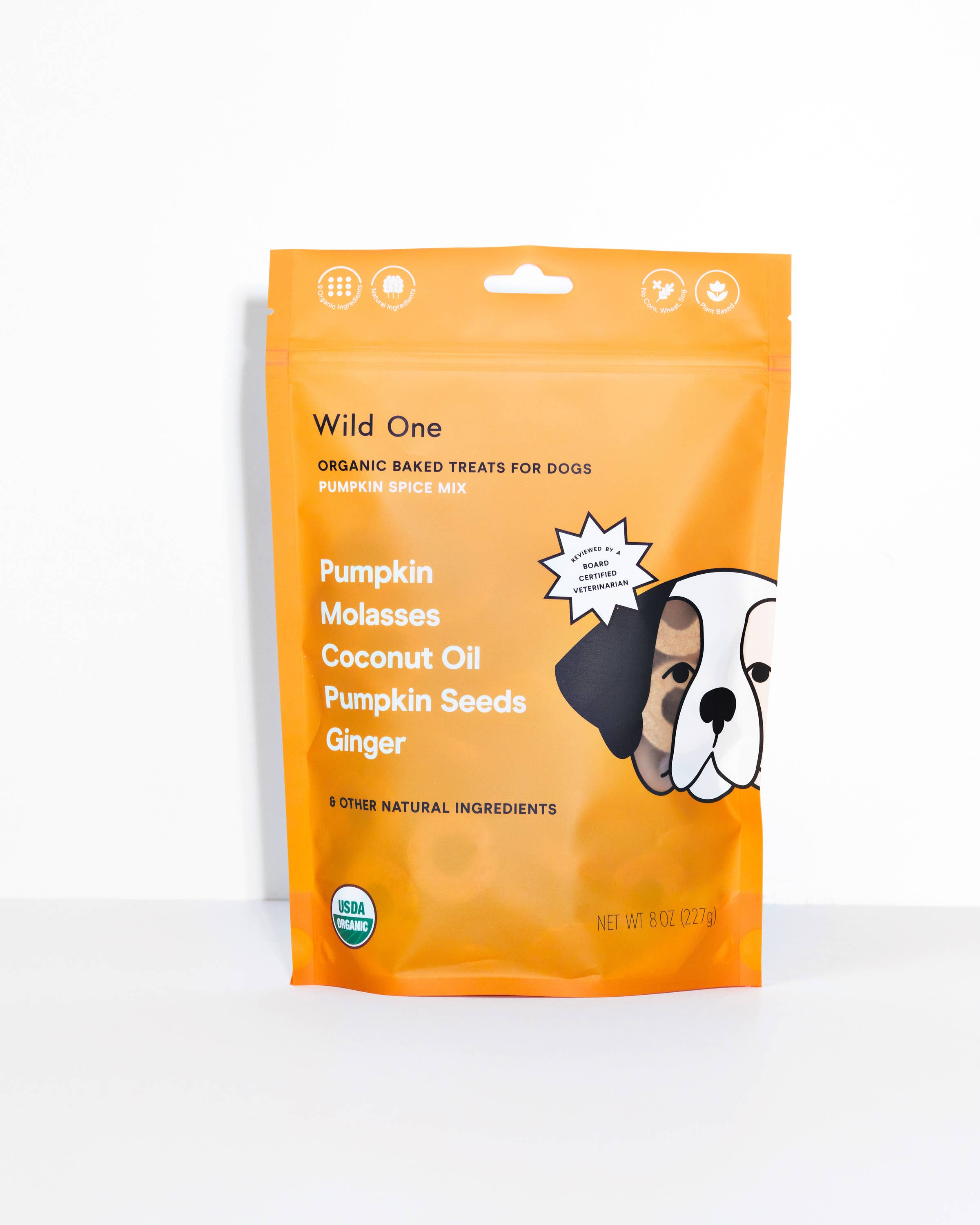 Organic Pumpkin Spice Vegan Baked Dog Treats