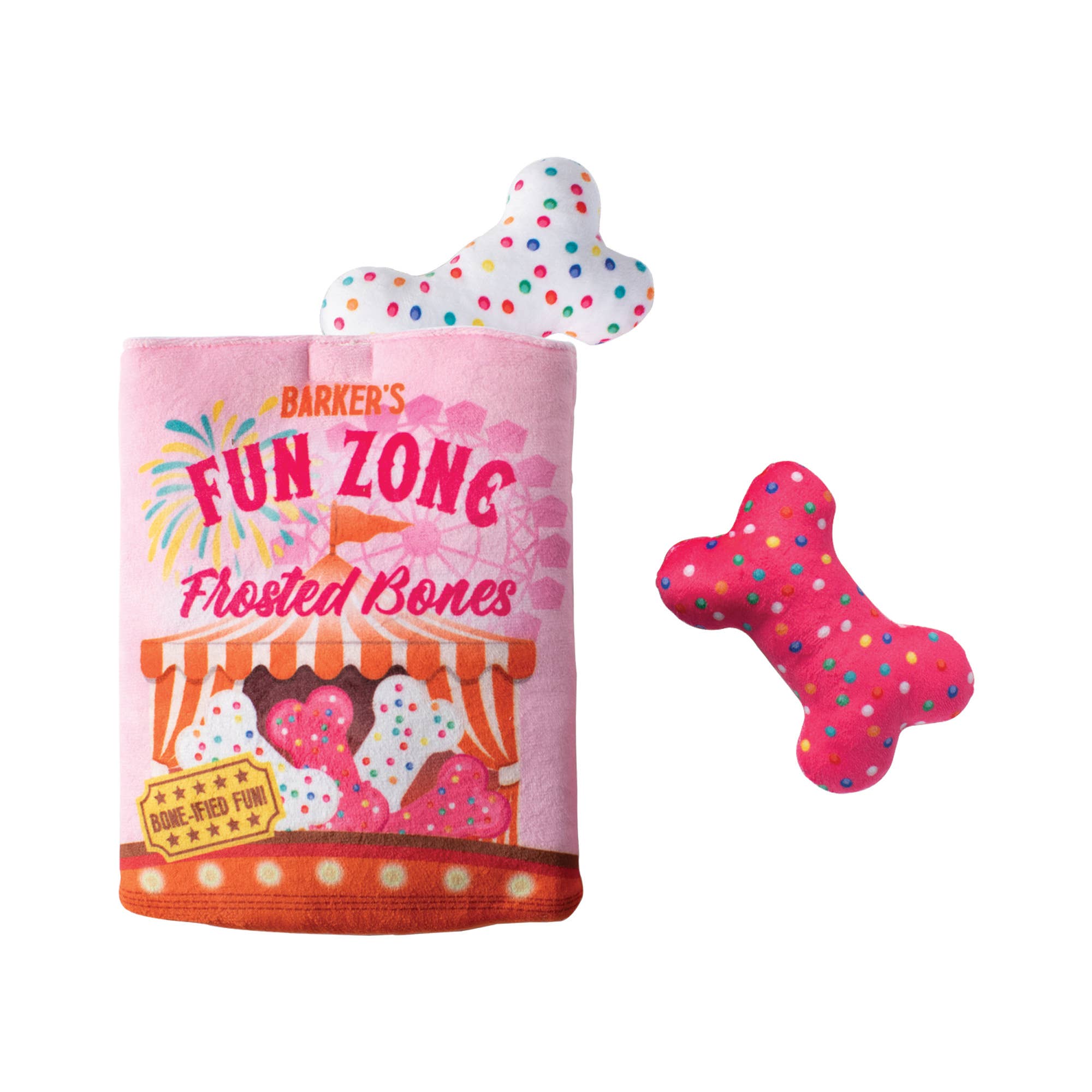 Funzone Bones Hide & Seek Dog Toy