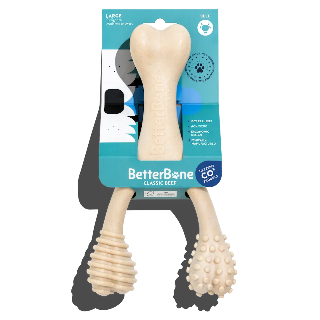 BetterBone CLASSIC All Natural, Eco, Safe on teeth Chew Toy